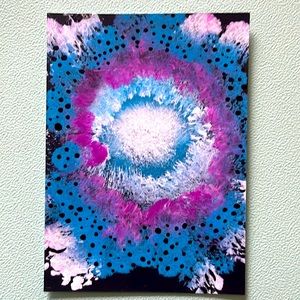 ACEO Original Painting Acrylic Painting Mini Art “Portal” Signed Collectible